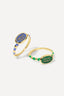 Slow Down + Spread Love, Mantra Ring Set (2 rings)