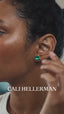 The Cali Emerald Cushion Stud [Pre-Order]