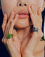 Slow Down + Spread Love, Mantra Ring Set (2 rings) - Cali Hellerman
