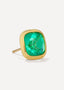 The Cali Emerald Cushion Stud - Cali Hellerman