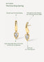 The Erica Pear Shaped Antique Cut Drop Earring - Cali Hellerman