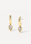 The Erica Pear Shaped Antique Cut Drop Earring - Cali Hellerman