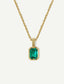 The Kathryn Emerald Pendant - Cali Hellerman