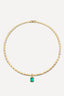 The Kathryn Emerald Pendant - Cali Hellerman